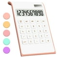 Rose Gold Calculator, UPIHO Rose Gold Pink Office Supplies and