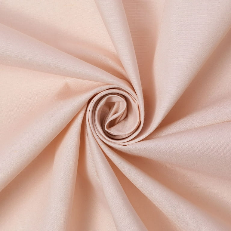 Rose Gold Cotton Polyester Broadcloth Fabric Apparel 45 Inches Solid  PolyCotton Per Yard