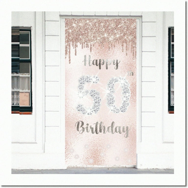 Birthday Diamond Banner Rose Gold Birthday Diamond Banner Rose Gold