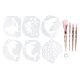 Rose Gold Face Paint Stencil Set, Multipurpose DIY Face Painting Kit