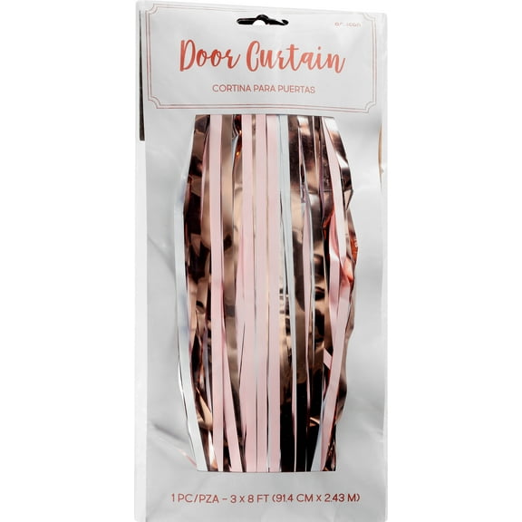 Rose Gold Foil Door Curtain (1ct)