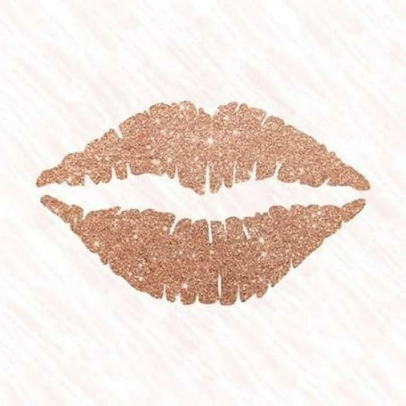 Rose Gold Kiss Poster Print by Amanda Murray