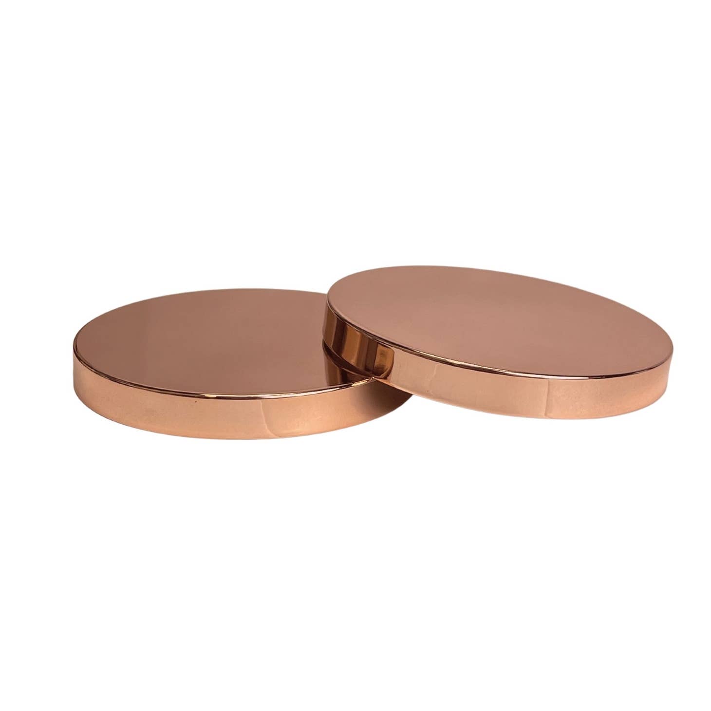 Rose-Gold Metal Candle Lid - Fits our 9.5 oz Monticiano Candle Making Supplies (Case of 48) FREE SHIPPING