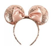 Rose Gold Minnie Ears , Rose Gold Mickey Ears, Princess Ears, Rose Gold Minnie Ears, Rose Gold Mickey Ears