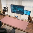 thumbnail image 1 of Rose Gold Mouse Pad Extended Large Gaming Mousepad XL Big Long Oversized Desk Mat Stitched Edges 31.5 X 11.8 Inch for Home Office, 1 of 6
