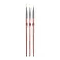 Rose Gold Nail Art Line Painting Brushes Metal Handle Thin Liner