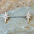 thumbnail image 1 of Rose Gold Northern Star Nipple Bar, 1 of 2