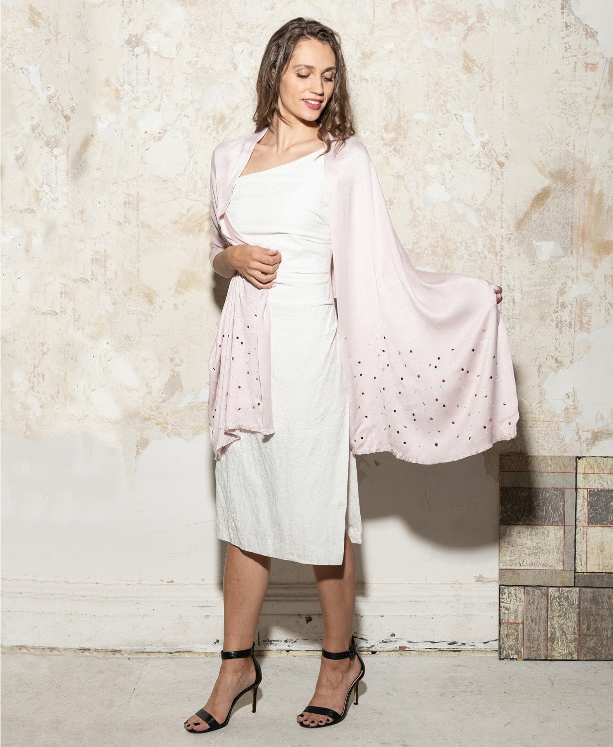 Rose Gold Pashmina by INC by Decor Plus