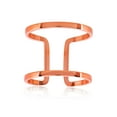 thumbnail image 1 of ELYA Jewelry Women's Thin Profile Geometric Rose Gold Cuff Ring, 1 of 4