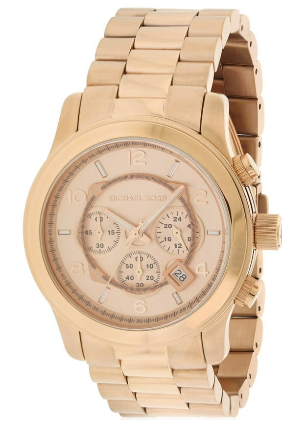 Rose Gold-Plated Stainless Steel Men's Watch, MK8096