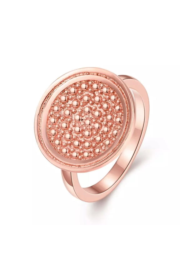 Rose Gold Platinum Plated Fashion Ring Women B269
