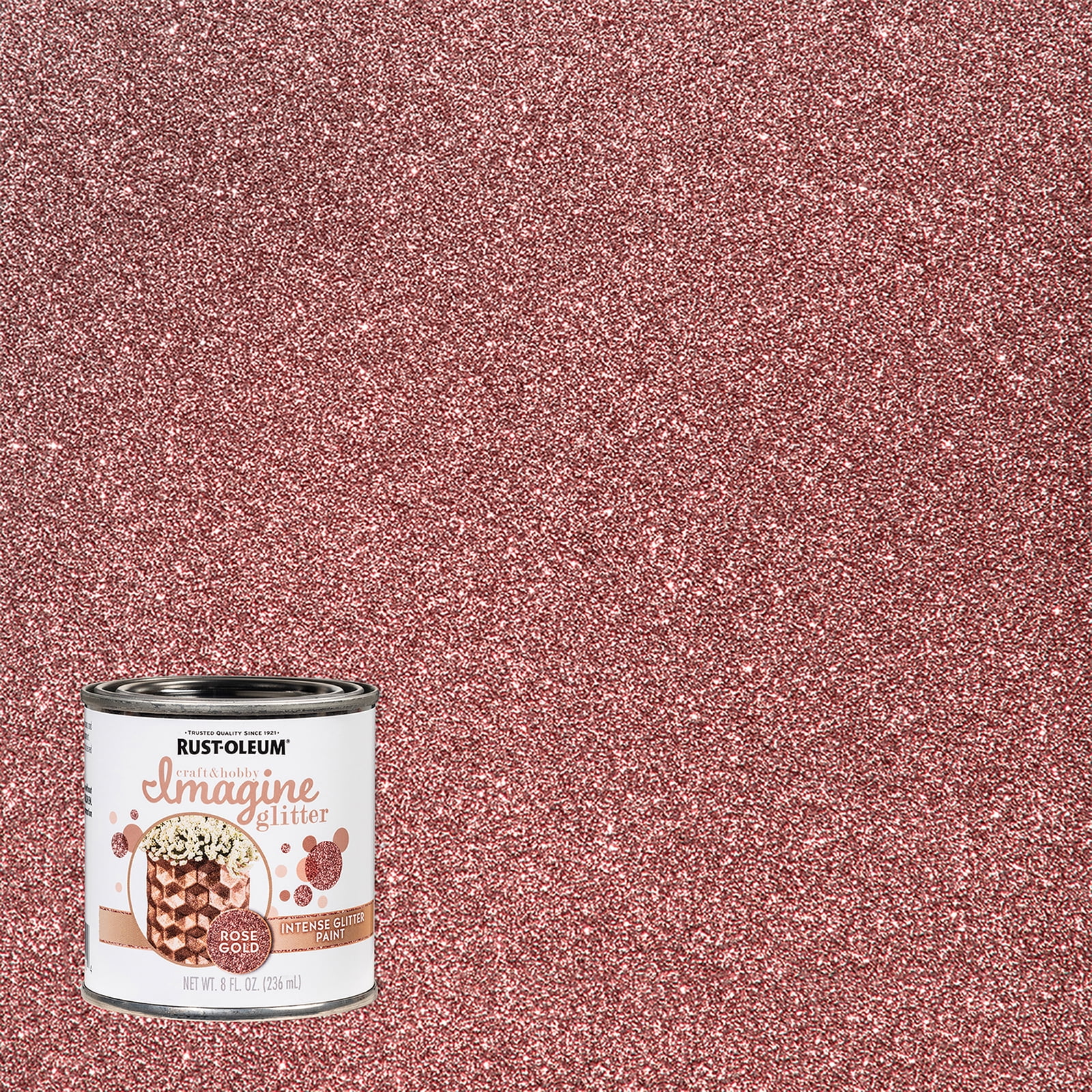 Rustoleum glitter paint rose gold best sale