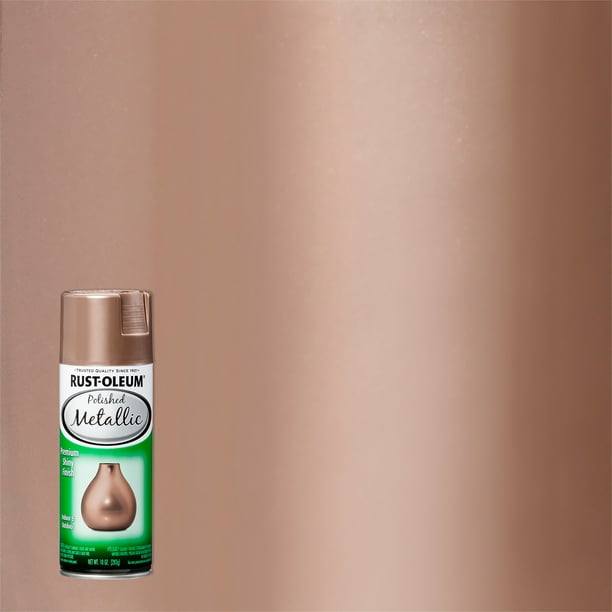 Rose Gold, RustOleum Specialty Polished Metallic Spray Paint, 10 oz