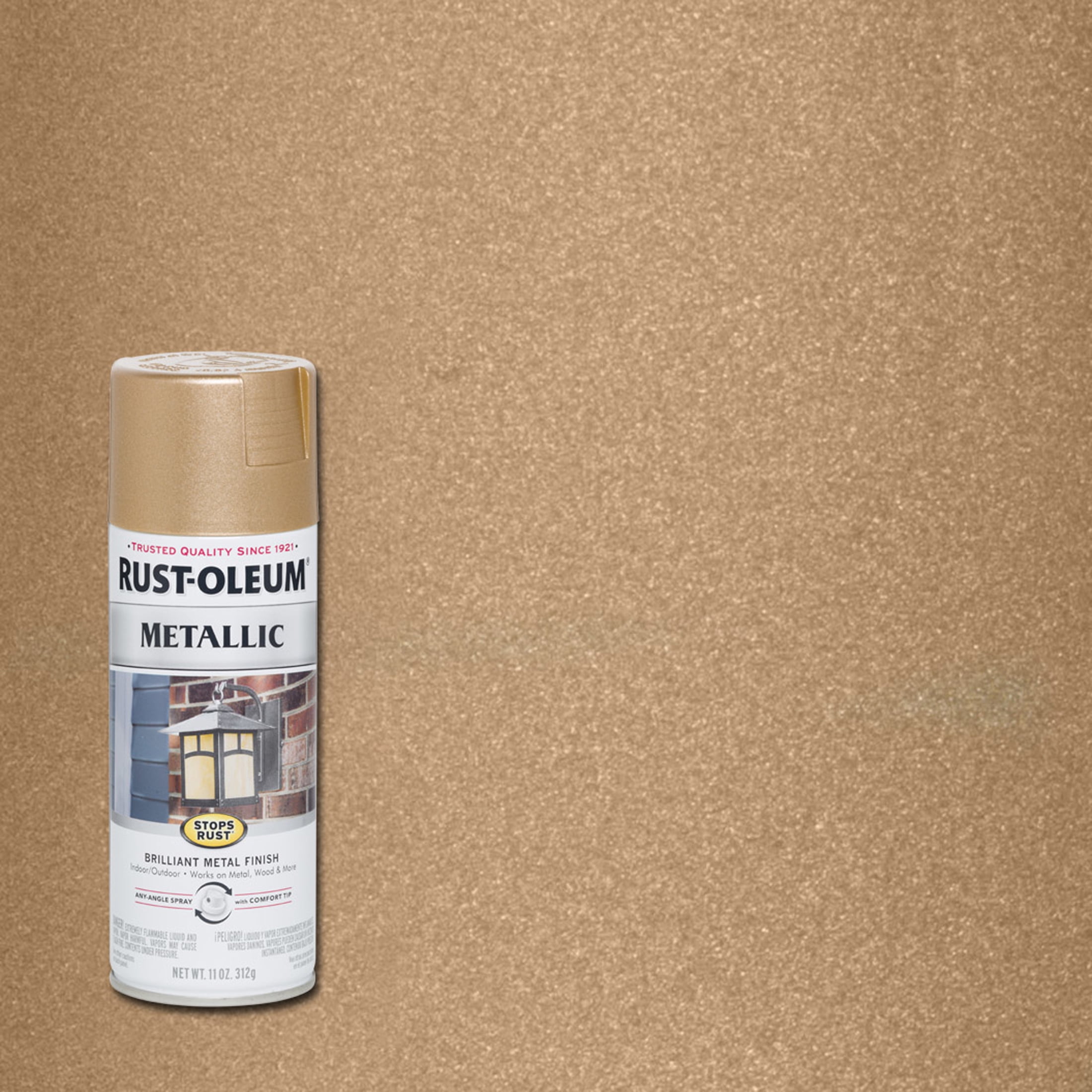 x4 Rust-Oleum Multi-Purpose Premium Spray Paint 400ml Metallic Rose Gold  5013296940931