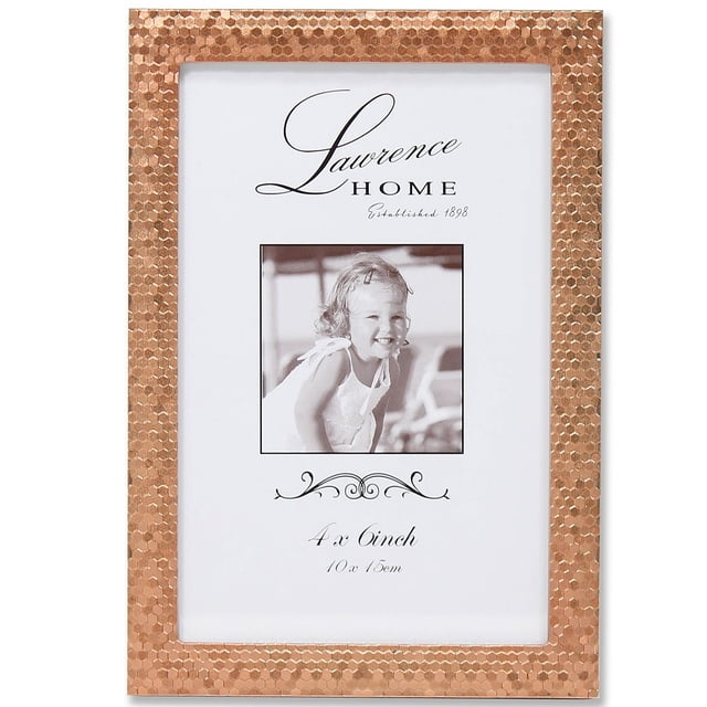 Rose-Gold SHIMMER 4x6 frame - 4x6