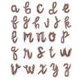 thumbnail image 1 of Rose Gold Script Cursive Balloon Foil 16" Letters balloons Symbols A-Z and 0-9 ? # & !, 1 of 1