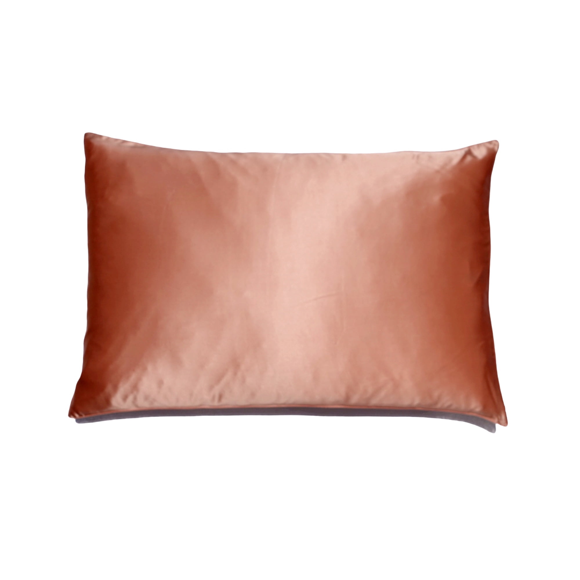 Rose Gold- Silk Pillowcase with hidden zipper by INNELLI (Queen)
