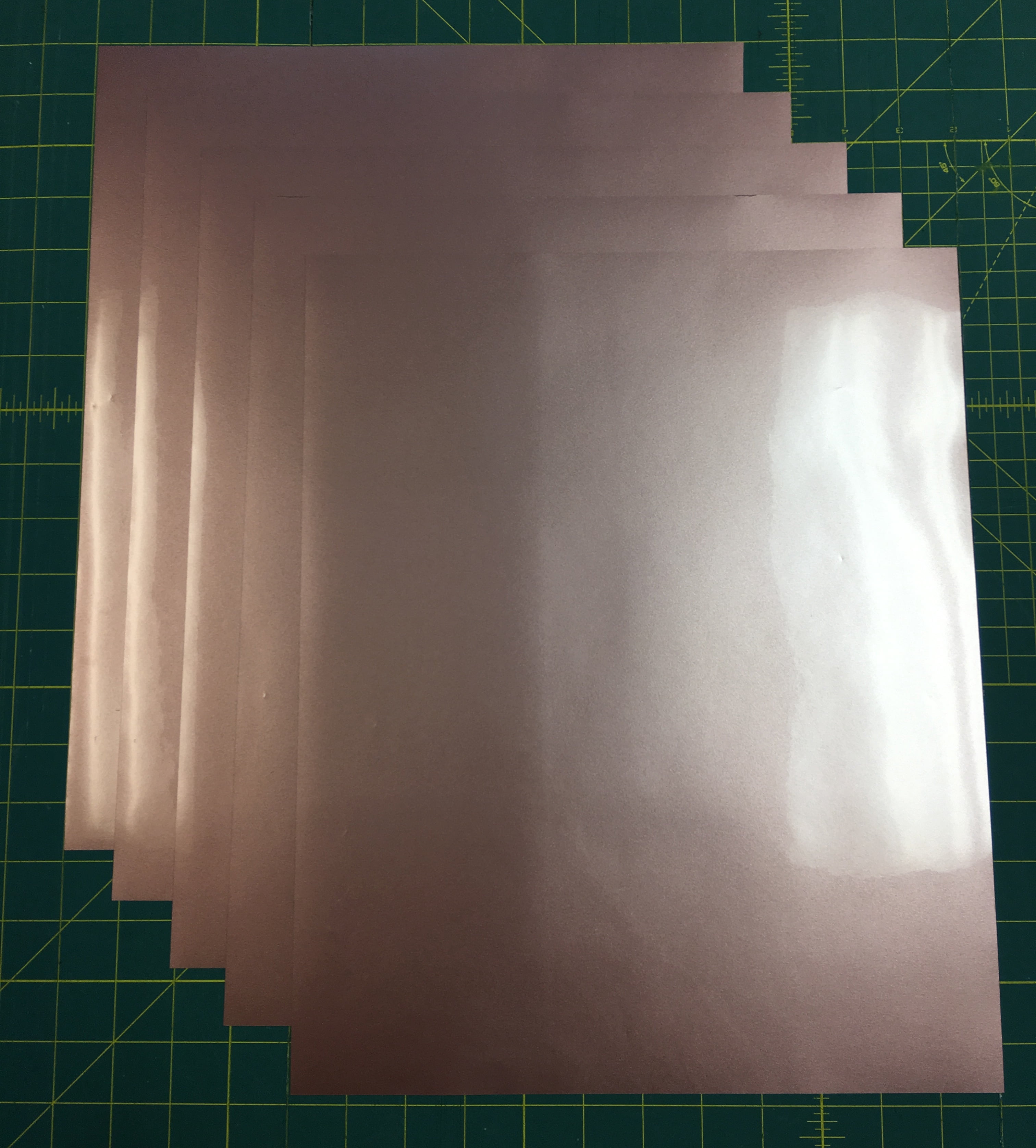Rose Gold Siser Easyweed Stretch 15" x 12" (5 Sheets) Iron on Heat Transfer Vinyl Roll, HTV