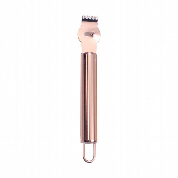 Rose Gold Stainless Steel Lemon Zester Citrus Peeler Channel Knife Kitchen Tool