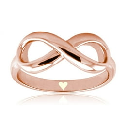 JewelersClub 0.925 Sterling Silver Infinity Friendship Ring for Women Personalized My Angel Eternity Knot Symbol Band Walmart