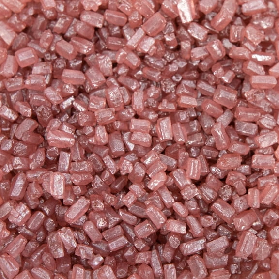 Krazy Sprinkles - Edible Rose Gold Pearl Sugar Rocks - Bold Cake Decoration, 1/2 Cup