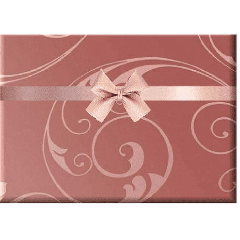 Metallic Gold and Burgundy Swirls Gift Wrapping Paper Roll - China Custom  Gift Wrap Roll, Metallic Printed Paper Wrap