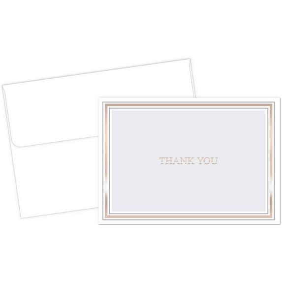 Rose Gold Thank You, Foil