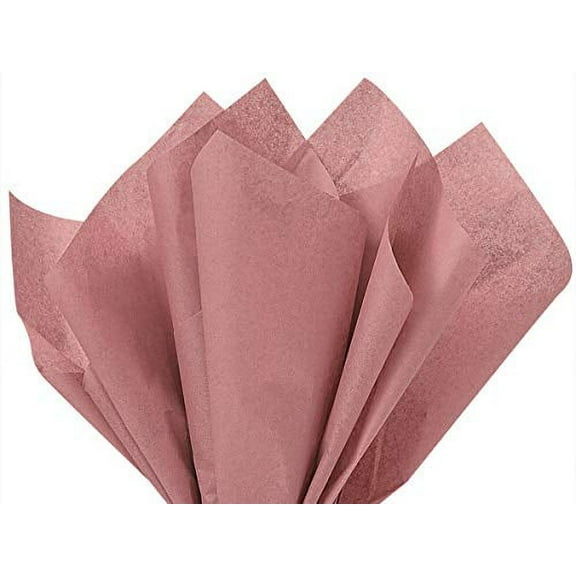 Rose Gold Tissue Paper Squares, Bulk 24 Sheets, Presents by Feronia packaging, Large 20 Inch x 30 Inch