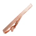 thumbnail image 1 of Rose Gold Tone Classic Etched Bar Large Tie Clip Clasp 2 1/2" Mens Adult Male, 1 of 1