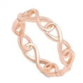 thumbnail image 1 of Rose Gold- Tone Plated 925 Sterling Silver Wrap Around Infinity Ring Size 9, 1 of 3