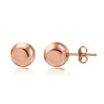thumbnail image 1 of Rose Gold Tone over Sterling Silver 3mm Polished Ball Bead Stud Earrings, 1 of 2