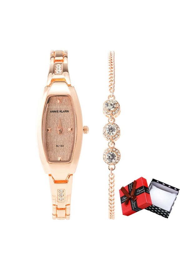 Rose Gold Watches for Women Fashion Ladies Watch with Bracelet Luxury Diamond Quartz Female Wristwatch