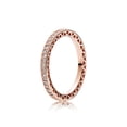 thumbnail image 1 of Rose Gold Zircon Rings Set Metal Finish Assorted Styles For Women Jewelry Collection Elegant Everyday Wear Now, 1 of 3