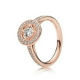 thumbnail image 1 of Rose Gold Zircon Rings Set Metal Finish Assorted Styles For Women Jewelry Collection Elegant Everyday Wear Now, 1 of 3