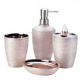 thumbnail image 1 of Rose Golden Shimmer Bath Accessories Set, 1 of 4