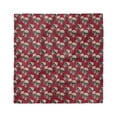 thumbnail image 1 of Rose Head Scarf, Skulls Red Blossoms Retro, Head Wrap, 3 Sizes, by Ambesonne, 1 of 2