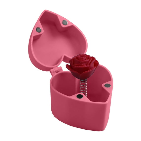 Rose Heart Gift Box, Surprise Gift Boxes, 3D Printed Funny Box for You Lover Valentine's Day Gifts,Pink