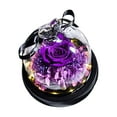 thumbnail image 1 of A Rose Heart Ornament, Preserved Real Rose with Led Light Eternal Flowers Rose Gifts for Mom Grandma Wife on Mothers Day Birthday Valentines Christmas and Thanksgiving.Preserved Roses in Gift Box, 1 of 9