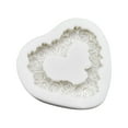 thumbnail image 1 of Rose Heart Wreath Fondant Chocolate Candy Silicone Mold Cake Decorating Baking Pastry Tools Soap Mould Resin Polymer Clay Mold, 1 of 6