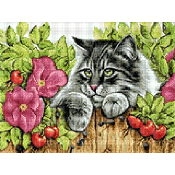 Rose Hedge CS2425 15.8 x 11.8 inches Crafting Spark Diamond Painting Kit