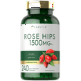 thumbnail image 1 of Rose Hips | 1500mg | 240 Quick Release Capsules | Herbal Supplement | By Carlyle, 1 of 7