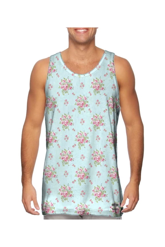 Rose Hipster Passion Pattern Tank Top