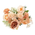 thumbnail image 1 of Rose Hydrangea Mixed Simulation Bouquet Multi Color Soft Flower Arrangement For Living Room Bedroom Decor, 1 of 5