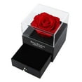 thumbnail image 1 of Rose Jewelry Box,Preserved Rose Flower in Box, Elegant Eternal Flower Rose Gift for Women,Wife,Mom,Sister on Mother's Day, Birthday,Thanksgiving Day, 1 of 6
