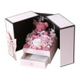 thumbnail image 1 of Rose Jewelry Box Valentine's Day Gift Valentine's Day Decoration Girlfriend Gift Mother's Day Gift Graduation Season Gift Rose Bear Gift Rose Bear Necklace Gift Box, 1 of 9