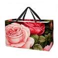 thumbnail image 1 of Rose Laundry Bag, Collapsible Bucket, Storage Basket - Reusable, Foldable, Large Capacity Oxford Cloth Storage Bin, 1 of 7