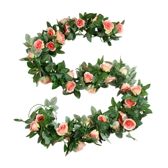 Rose Leaf Cane Artificial Flowers Bouquet Hydrangea Artificial Flowers Fleur Party Sign Fairy Vine Decor Garland Home Decor Floral Decor Eid Red Vines