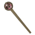 thumbnail image 1 of Rose Leopard Lace Bookmark in Antique Bronze: a Gift for Readers and Book Lovers - Book Accessories with Charm, Bookmarks, Book Markers, and Book Marks, 1 of 5