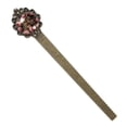thumbnail image 1 of Rose Leopard Lace Bookmark in Antique Bronze: a Stylish Gift for Book Lovers, Readers, and Collectors, 1 of 5