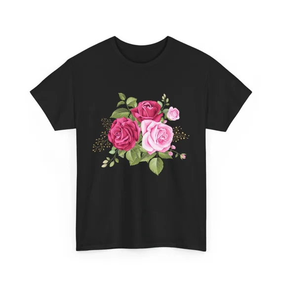 Rose Lover Floral Nature Gardening Beautiful Bloom Vintage Art Unisex T-Shirt, up to size 5XL